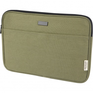 Logotrade promotional product image of: Joey 14" GRS recycled canvas laptop sleeve 2L
