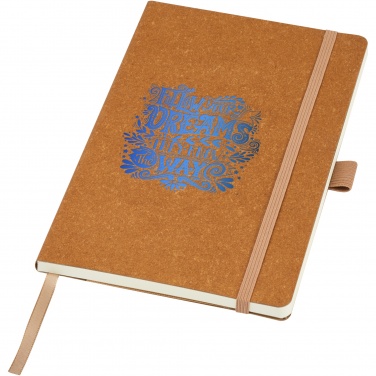 Logotrade advertising product image of: Kilau recycled leather notebook 