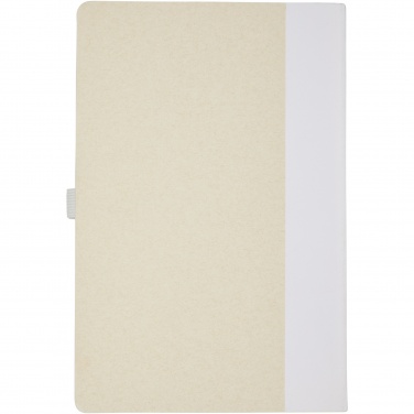 Logo trade promotional giveaways image of: Dairy Dream A5 size reference recycled milk cartons notebook and ballpoint pen set