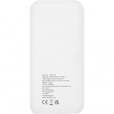 Logotrade advertising products photo of: Electro 20.000 mAh recycled plastic power bank 