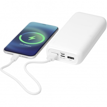 Logo trade promotional giveaways image of: Electro 20.000 mAh recycled plastic power bank 