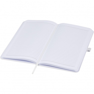 Logo trade promotional products image of: Fabianna crush paper hard cover notebook
