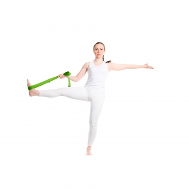 Logo trade promotional gifts picture of: Virabha RPET yoga strap