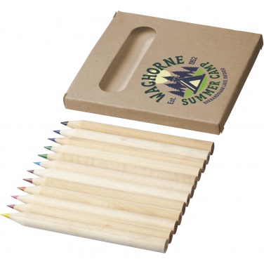 Logo trade promotional items image of: Artemaa 12-piece pencil colouring set