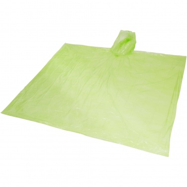 Logotrade promotional items photo of: Mayan recycled plastic disposable rain poncho with storage pouch