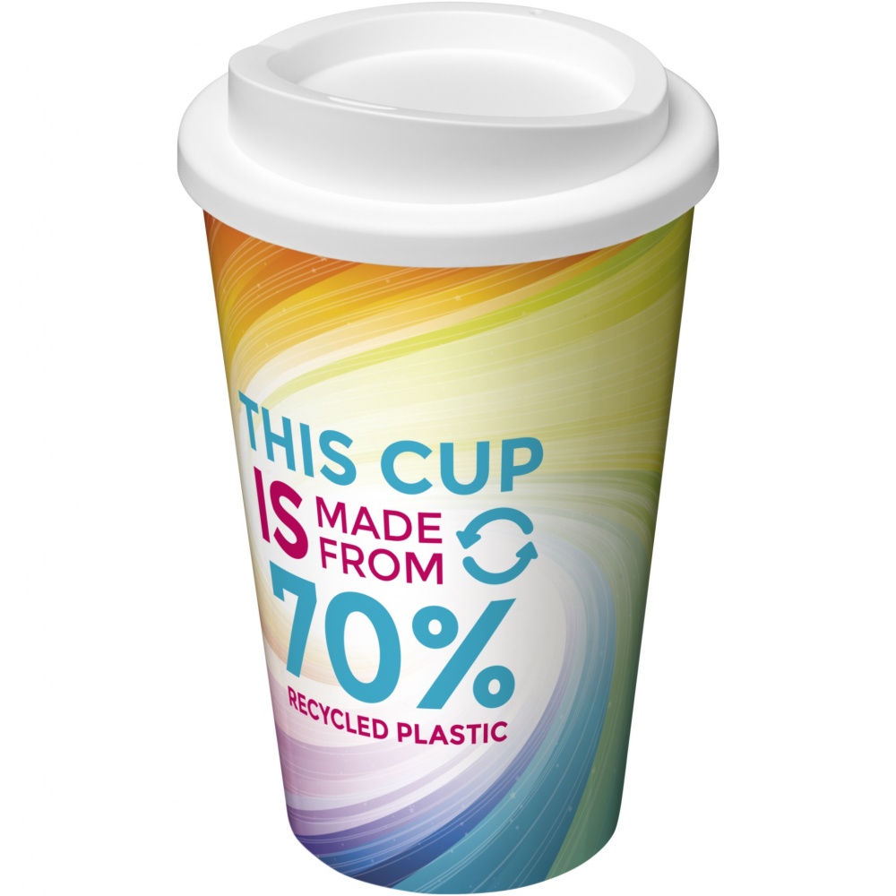 Logo trade promotional merchandise image of: Brite-Americano® Eco 350 ml insulated tumbler