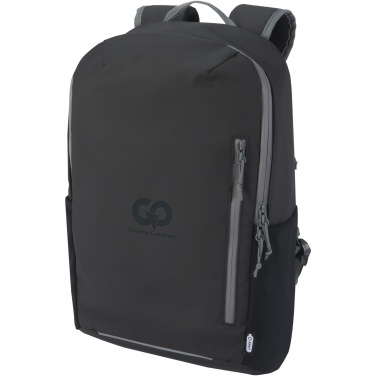Logo trade promotional product photo of: Aqua 15" GRS recycled water resistant laptop backpack 21L