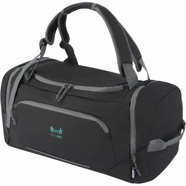 Logotrade promotional giveaway picture of: Aqua GRS recycled water resistant duffel backpack 35L