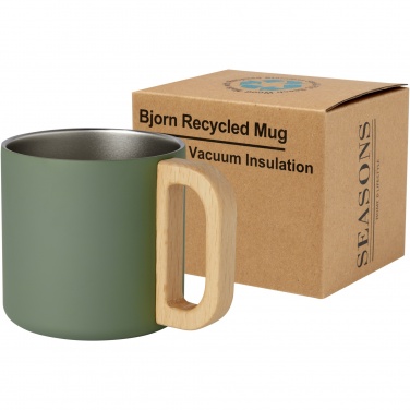 Logotrade promotional product picture of: Bjorn 360 ml RCS certified recycled stainless steel mug with copper vacuum insulation