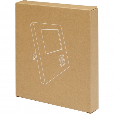 Logo trade promotional product photo of: Sasa bamboo photo frame with thermometer