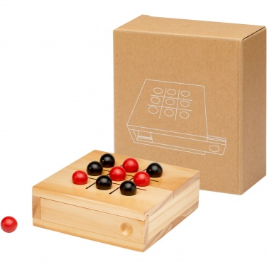 Logotrade promotional merchandise picture of: Strobus wooden tic-tac-toe game