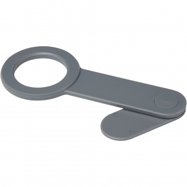 Logo trade advertising products image of: Hook recycled plastic desktop phone holder