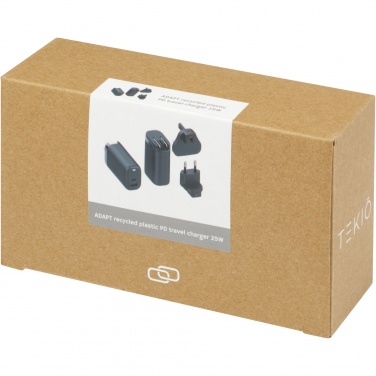 Logo trade corporate gifts picture of: ADAPT 25W recycled plastic PD travel charger