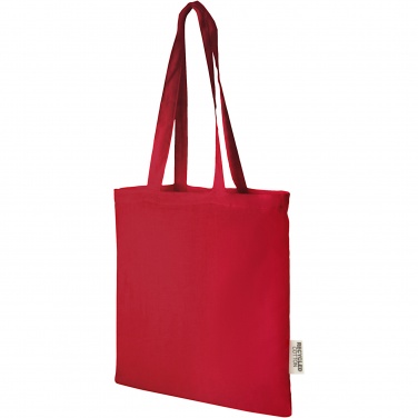 Logo trade advertising products picture of: Madras 140 g/m2 GRS recycled cotton tote bag 7L