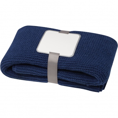 Logotrade promotional giveaway image of: Suzy 150 x 120 cm GRS polyester knitted blanket