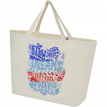 Logo trade corporate gifts picture of: Cannes 200 g/m2 recycled shopper tote bag 10L