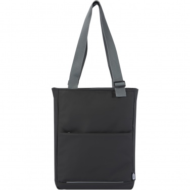 Logotrade promotional giveaway image of: Aqua 14" GRS recycled water resistant laptop tote bag 14L