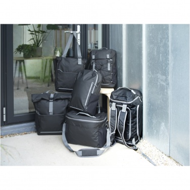 Logo trade advertising products image of: Aqua 14" GRS recycled water resistant laptop tote bag 14L