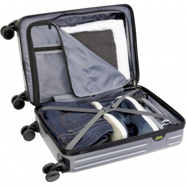 Logo trade promotional gifts picture of: Rover 20" GRS recycled cabin trolley 40L