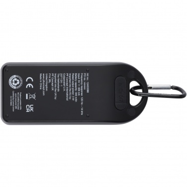 Logo trade promotional giveaway photo of: Omni 3W IPX4 RCS recycled plastic Bluetooth® speaker