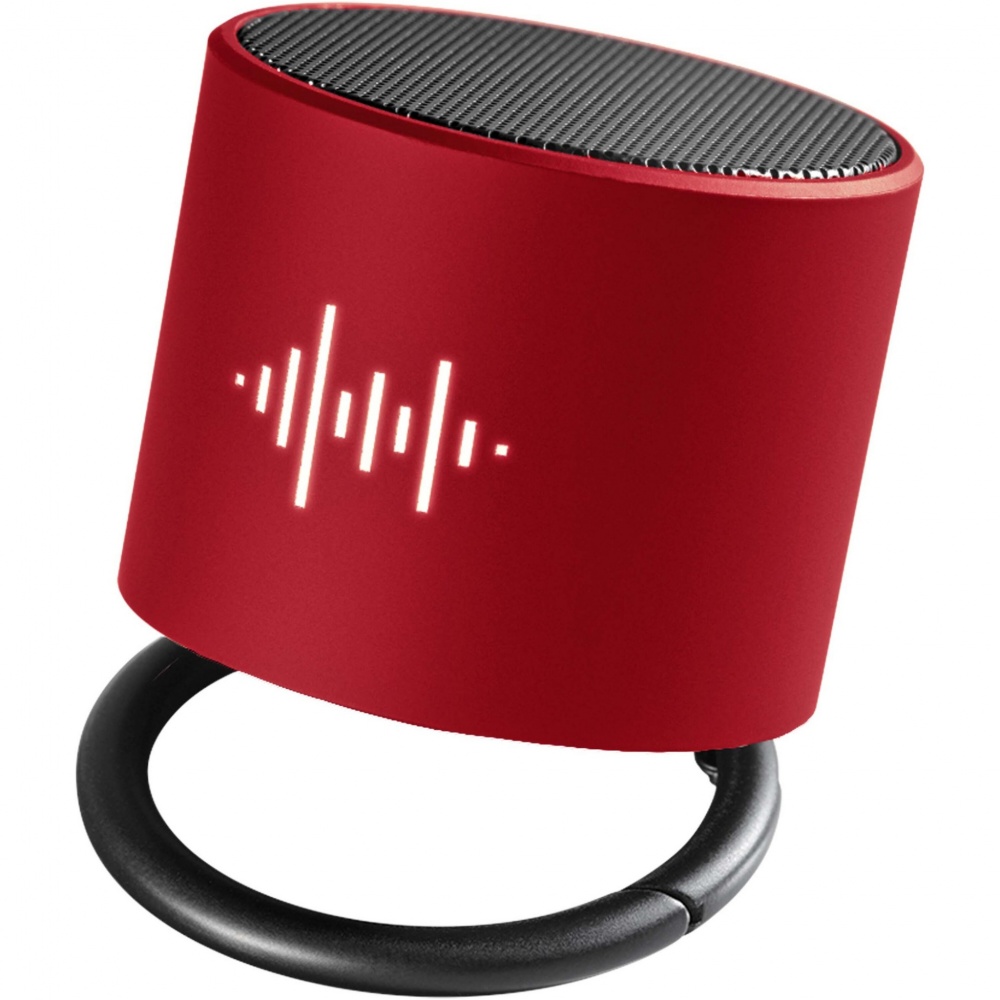 Logo trade business gift photo of: SCX.design S26 light-up ring speaker