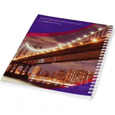 Logotrade business gifts photo of: Desk-Mate® A5 spiral notebook with printed back cover