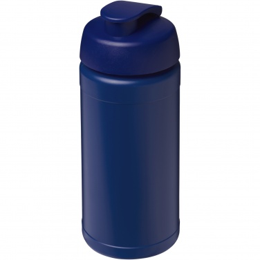 Logo trade promotional merchandise photo of: Baseline 500 ml recycled sport bottle with flip lid
