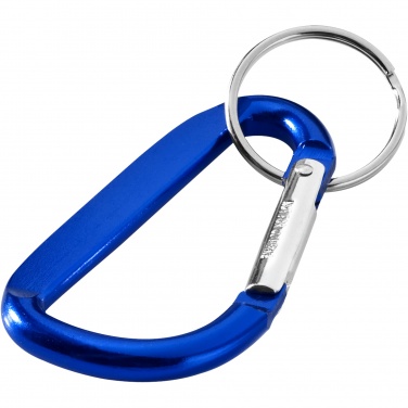 Logotrade promotional merchandise picture of: Timor RCS recycled aluminium carabiner keychain
