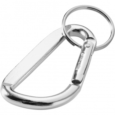 Logotrade promotional merchandise photo of: Timor RCS recycled aluminium carabiner keychain