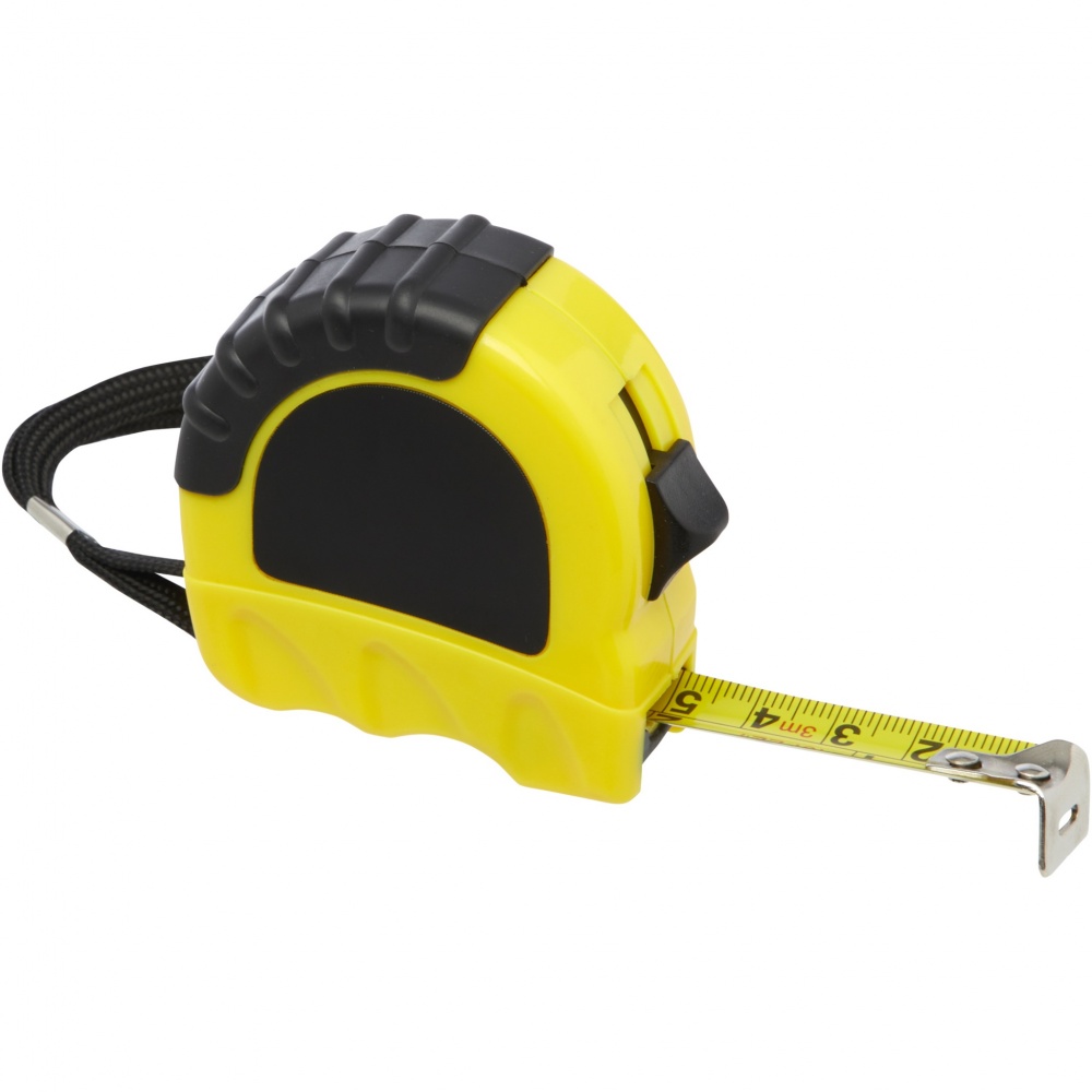 Logo trade promotional products image of: Rule 3-metre RCS recycled plastic measuring tape