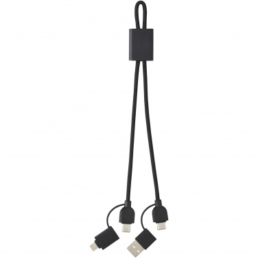 Logo trade promotional item photo of: Connect 6-in-1 RCS recycled aluminium 45W quick charge & data transfer cable