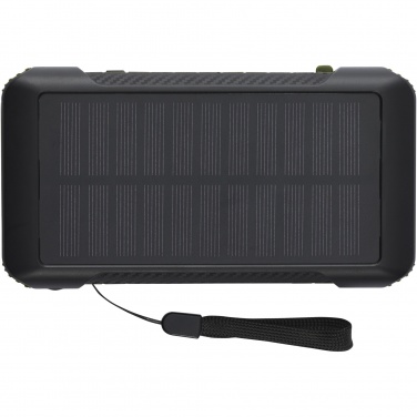 Logotrade promotional gifts photo of: Soldy 10.000 mAh RCS recycled plastic solar dynamo power bank 