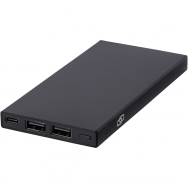 Logo trade promotional gift photo of: Connect 5000 mAh recycled aluminium power bank 