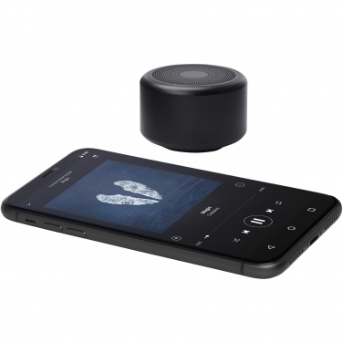 Logo trade promotional merchandise photo of: Rise 3W RCS recycled aluminium Bluetooth® mini speaker 
