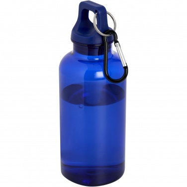 Logo trade corporate gift photo of: Oregon 400 ml RCS certified recycled plastic water bottle with carabiner