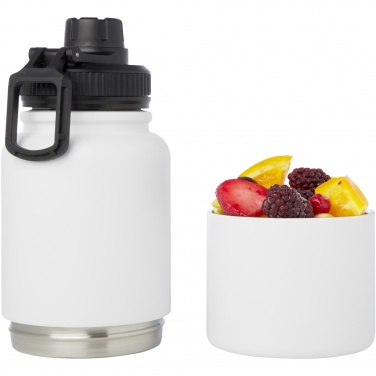 Logo trade promotional merchandise image of: Dupeca 840 ml RCS certified stainless steel insulated sport bottle