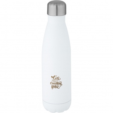 Logo trade promotional item photo of: Cove 500 ml RCS certified recycled stainless steel vacuum insulated bottle 