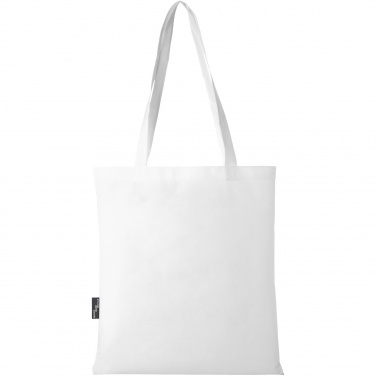 Logotrade promotional giveaway image of: Zeus GRS recycled non-woven convention tote bag 6L