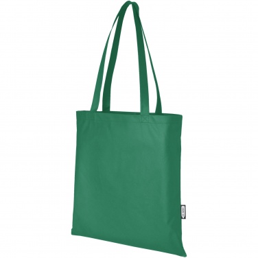 Logo trade promotional merchandise picture of: Zeus GRS recycled non-woven convention tote bag 6L
