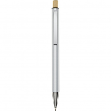 Logo trade business gifts image of: Cyrus recycled aluminium ballpoint pen (blue ink)