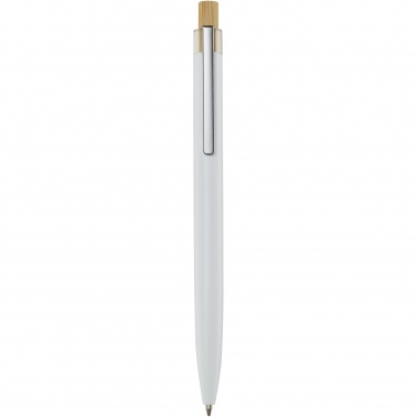 Logo trade promotional giveaways picture of: Nooshin recycled aluminium ballpoint pen  (blue ink)