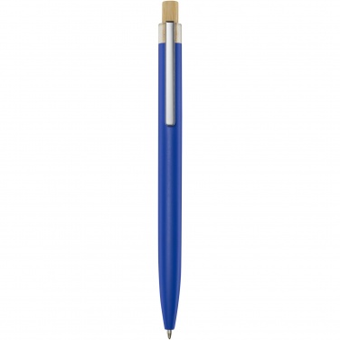 Logo trade promotional items image of: Nooshin recycled aluminium ballpoint pen  (blue ink)