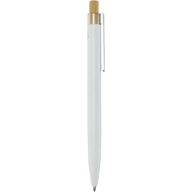 Logo trade corporate gifts image of: Nooshin recycled aluminium ballpoint pen (black ink)