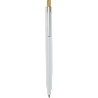Logo trade promotional items picture of: Nooshin recycled aluminium ballpoint pen (black ink)