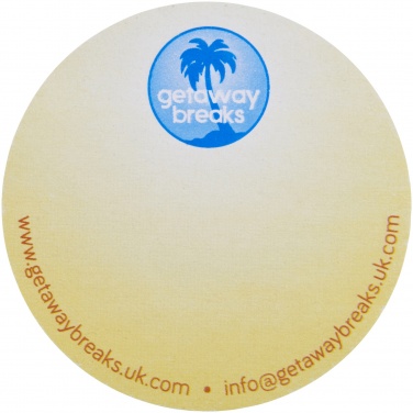 Logotrade promotional merchandise image of: Sticky-Mate® circle-shaped recycled sticky notes
