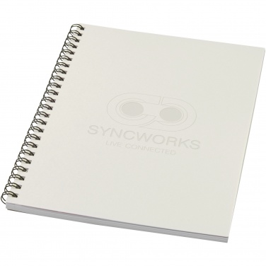 Logo trade promotional products image of: Desk-Mate® A5 colour spiral notebook