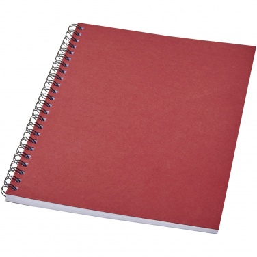 Logo trade corporate gift photo of: Desk-Mate® A5 colour spiral notebook
