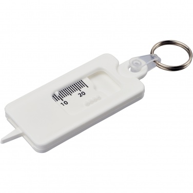 Logotrade advertising product image of: Kym recycled tyre tread check keychain