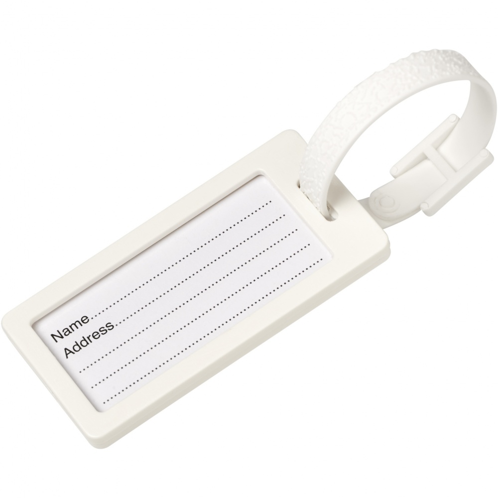 Logo trade corporate gift photo of: River recycled window luggage tag
