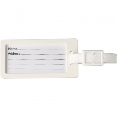 Logo trade business gift photo of: River recycled window luggage tag